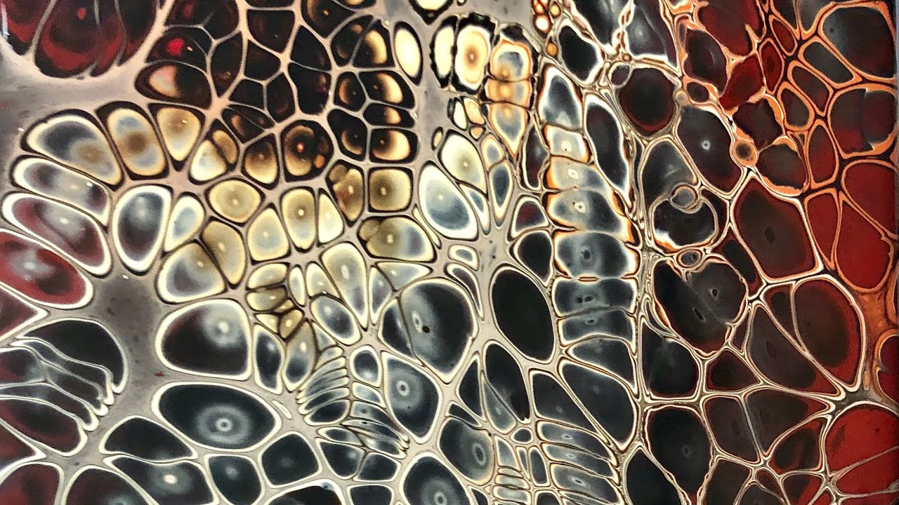 № 138. Четыре УДИВИТЕЛЬНЫХ (без преувеличений!) PaintPours, вдохновленных джунглями! флип и губа