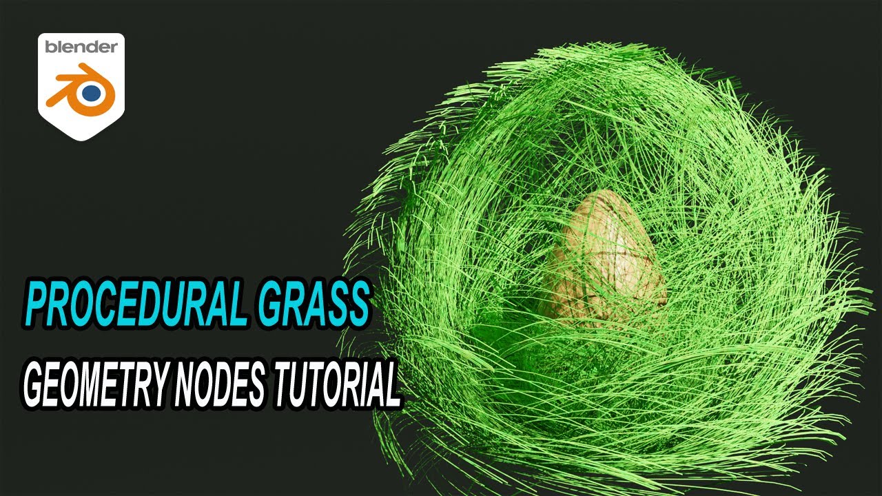 How to Make Grass in Blender Geometry Nodes - Blender Tutorial