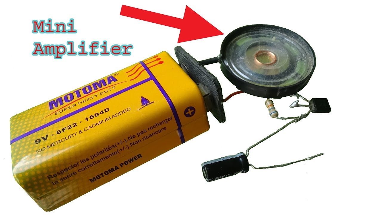 How to make mini amplifier use c945 transistor,diy amplifier