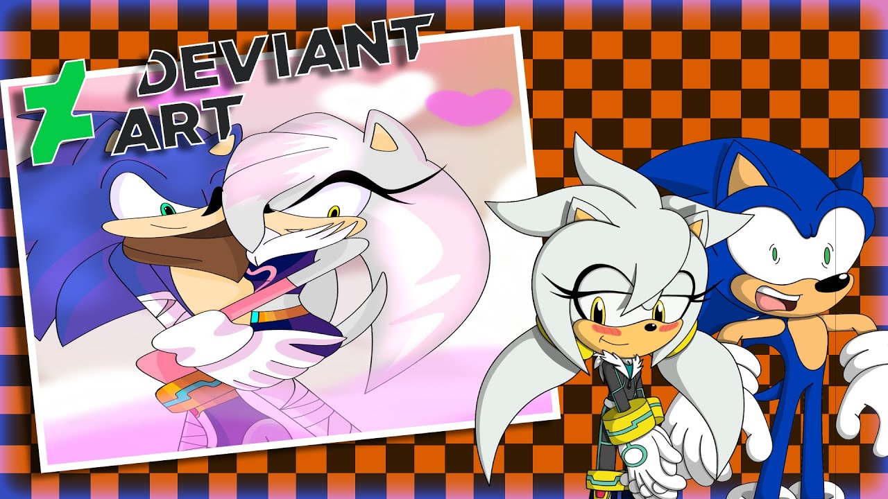 SONIC AND SILVA  GO ON DEVIANT ART