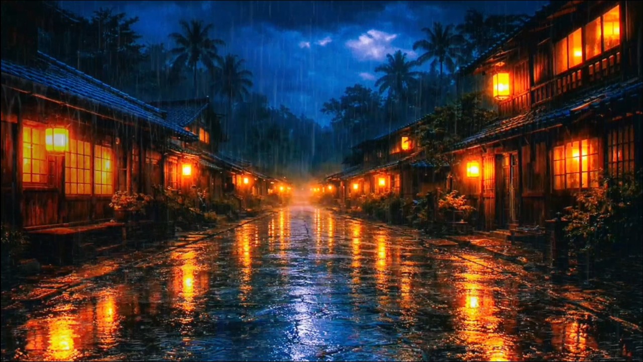 Rain Sounds for Sleep | Night Rain, White Noise & Relaxation