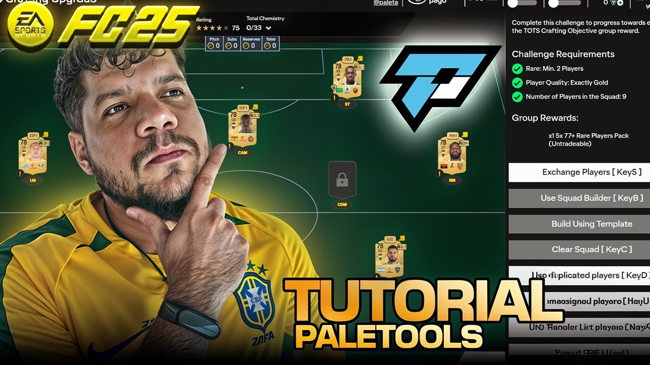 EAFC 25: FA&Ccedil;A DMEs 100x MAIS R&Aacute;PIDOS | TUTORIAL PALETOOLS | ULTIMATE TEAM