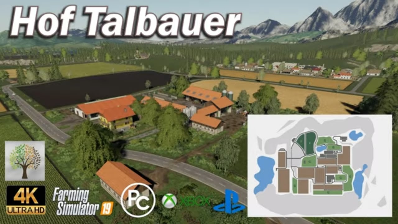 Farming Simulator 19 - 4K - Map First Impression - Hof Talbauer