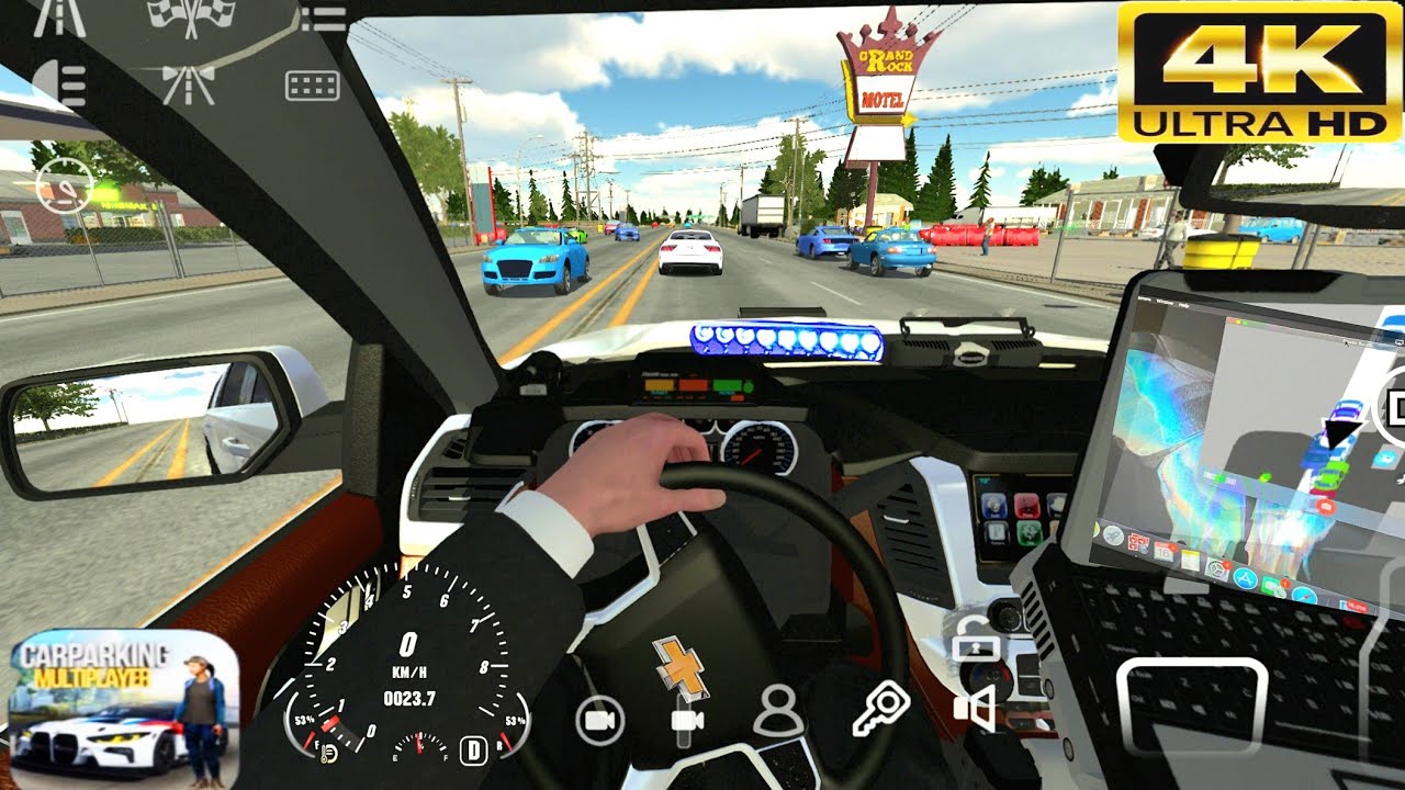 Car Parking Multiplayer (CPM1) - New 2015 Chevrolet Tahoe POV drive mountain to city motel