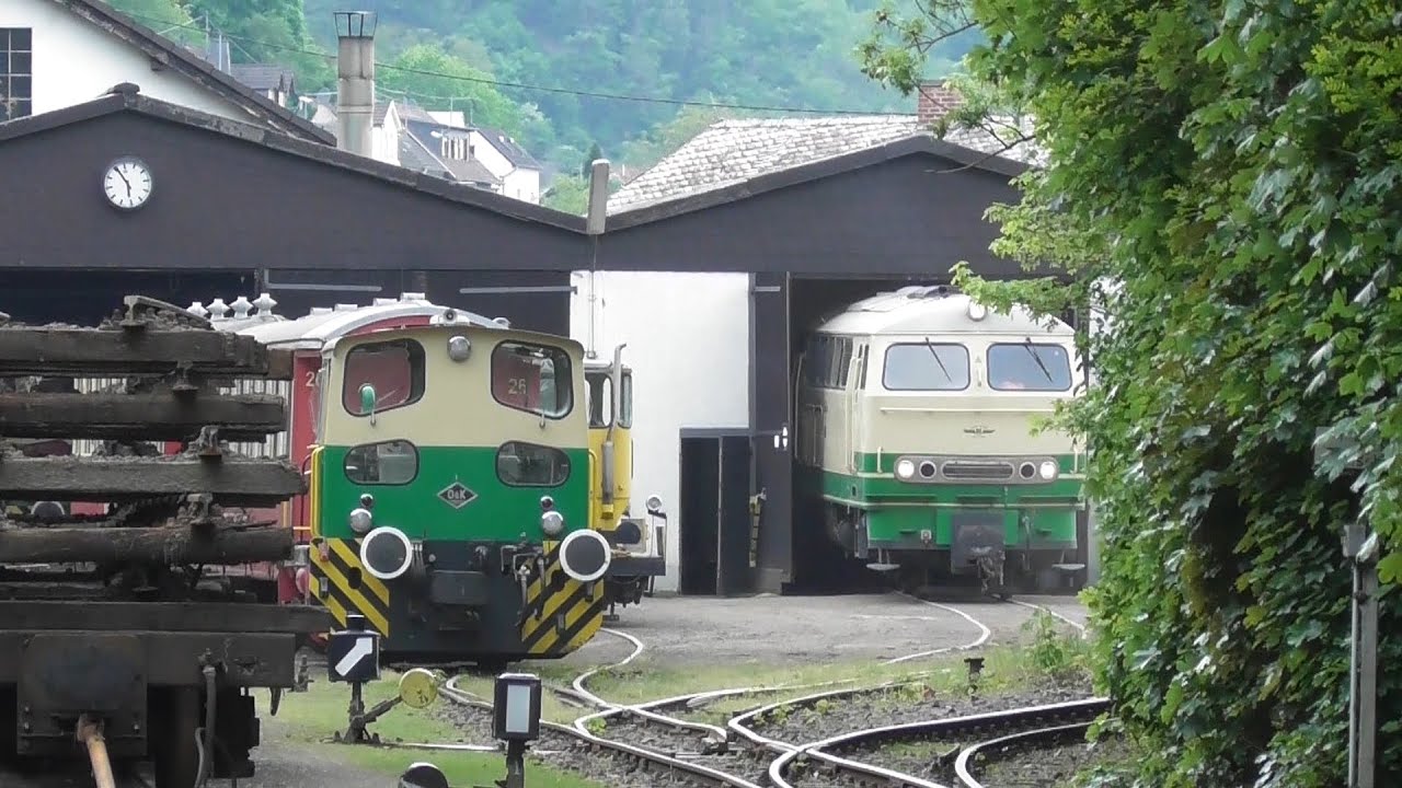 Betriebsende im Brohltal Brohltalbahn Schmalspurbahn