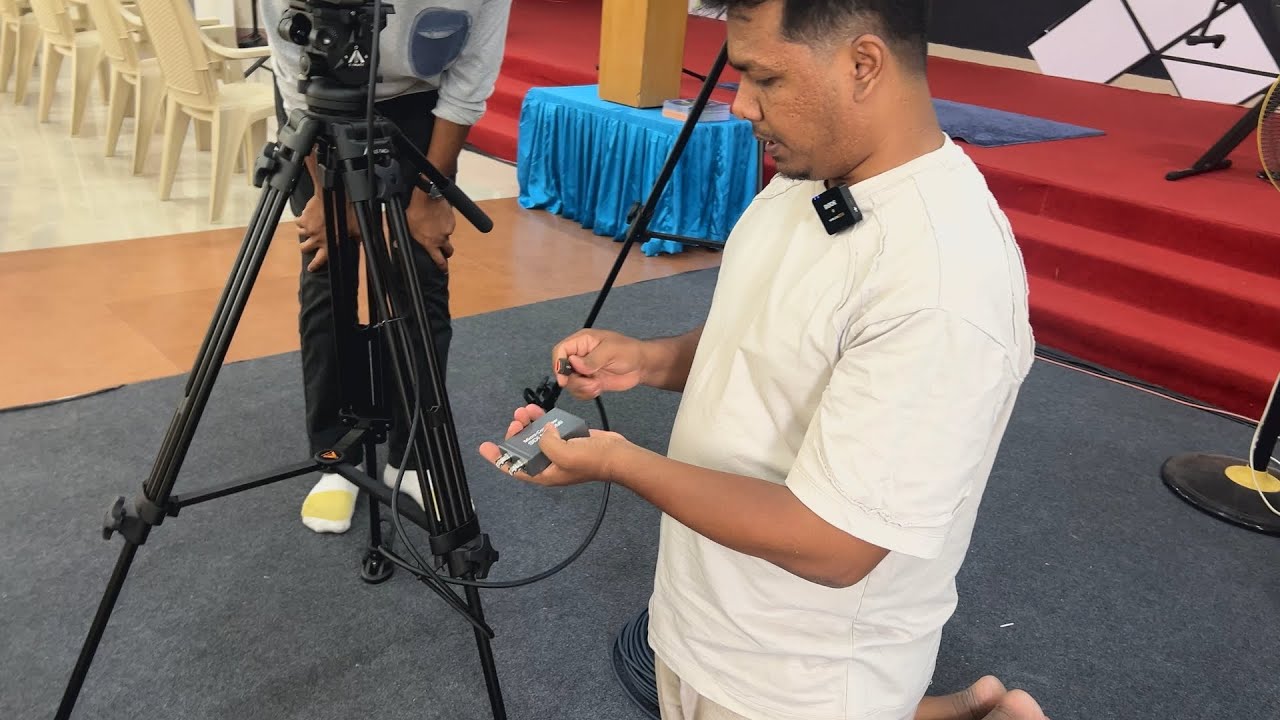 Gospel tech setup vlog | Maranatha Church, KGF