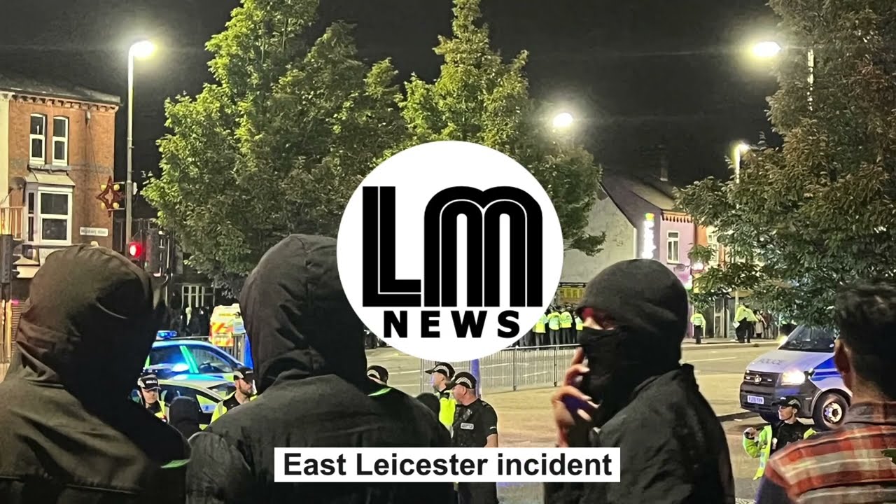 Two people have been arrested following an outbreak of violence and disorder in East Leicester
