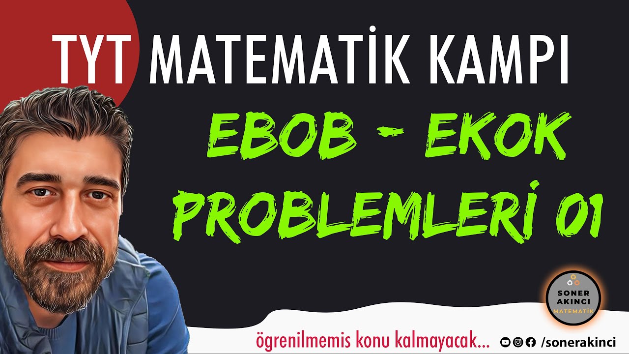 EBOB EKOK PROBLEMLERİ 01 |  60 DERSTE TYT MATEMATİK KAMPI 9.DERS | 2024