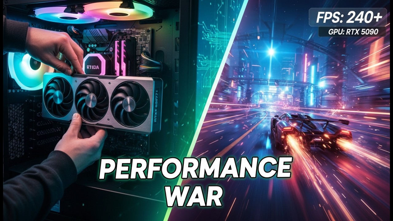 NVIDIA RTX 5070 Ti VS RTX 5090 4K Benchmarks | R9 9950X3D
