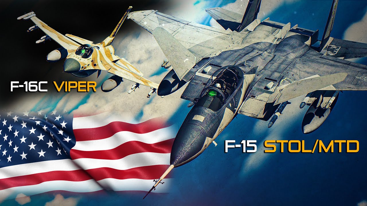 The Best Dogfighter ? F-15 STOL/MTD Vs F-16C Viper DOGFIGHT | Digital Combat Simulator | DCS |