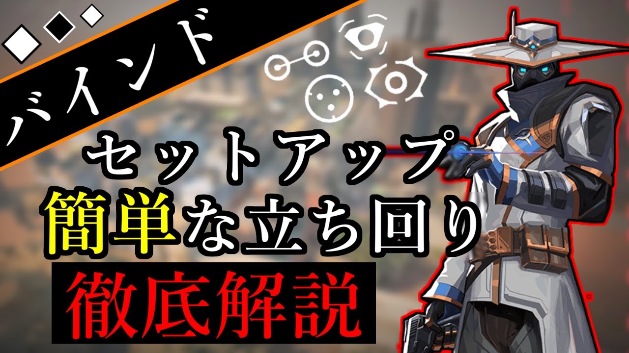 初心者でもわかるバインドサイファーのセットアップや立ち回り徹底解説【VALORANT／PC版／CS版／解説／ずんだもん】