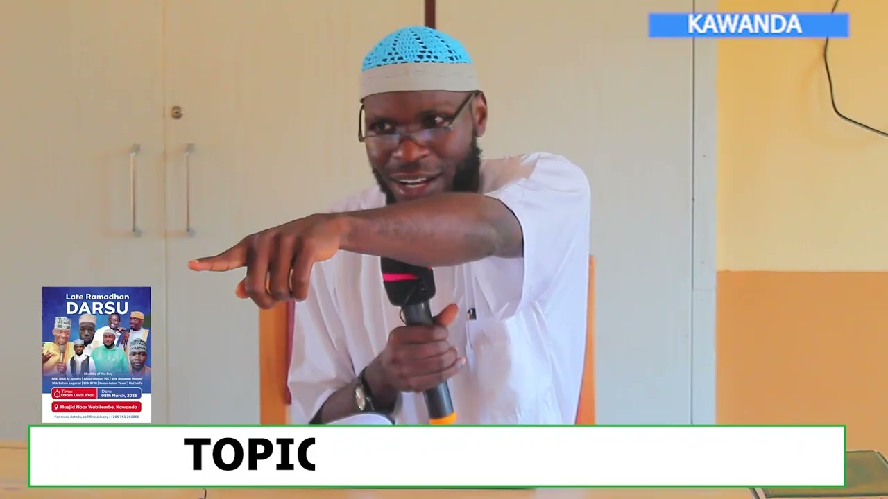 TOPIC : AKINDA ETUFU BY SHEIKH MATOVU