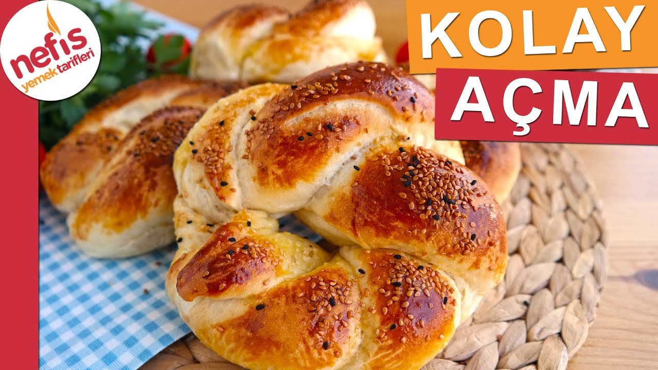 KOLAY AÇMA TARİFİ - Pofuduk ve çok lezzetli hamuru ile