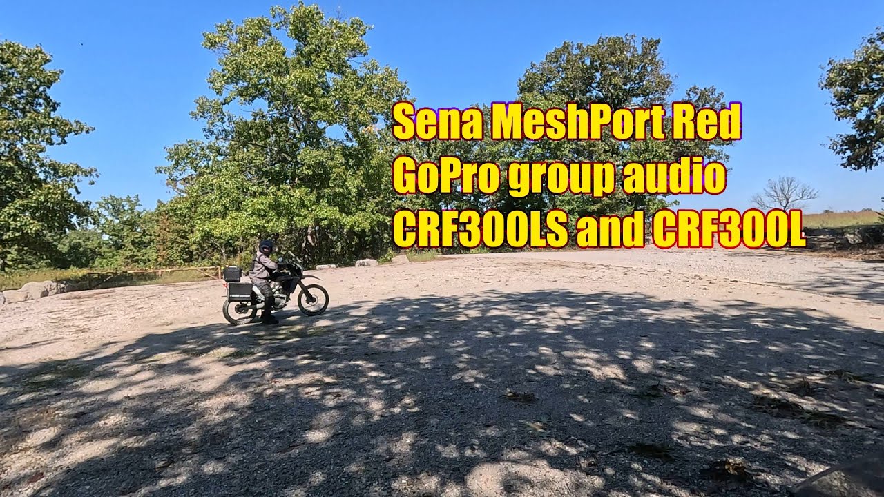 CRF300LS and CRF300L backroad ride with SENA MESH dialogue REPACK