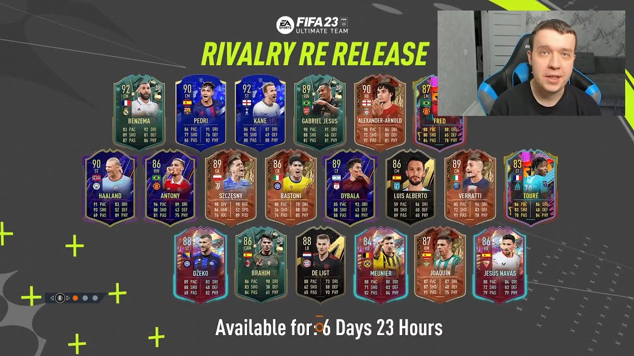 НЕДЕЛЯ ПРОТИВОСТОЯНИЙ И СТАРЫЕ ПРОМО-КАРТОЧКИ В ПАКАХ! (FIFA 23 ULTIMATE TEAM)