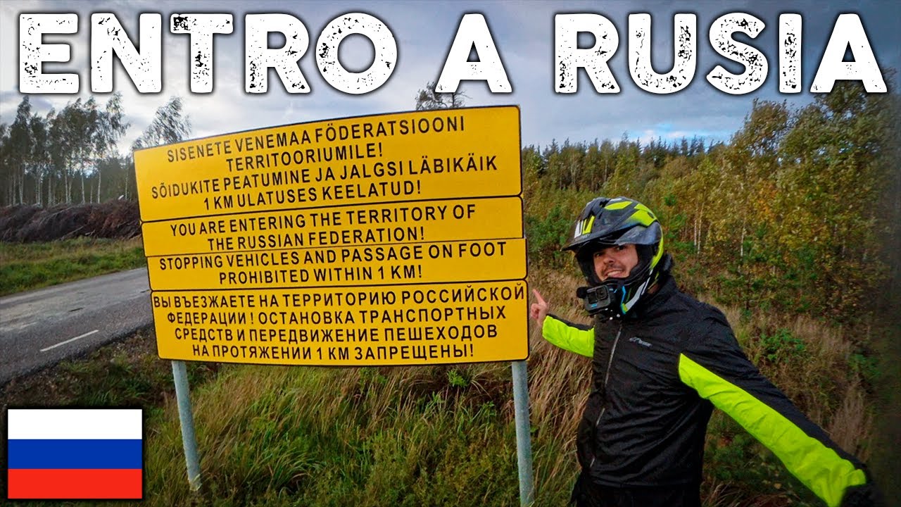Así ENTRÉ a RUSIA SIN PASAPORTE - Cruzando Europa en moto #9