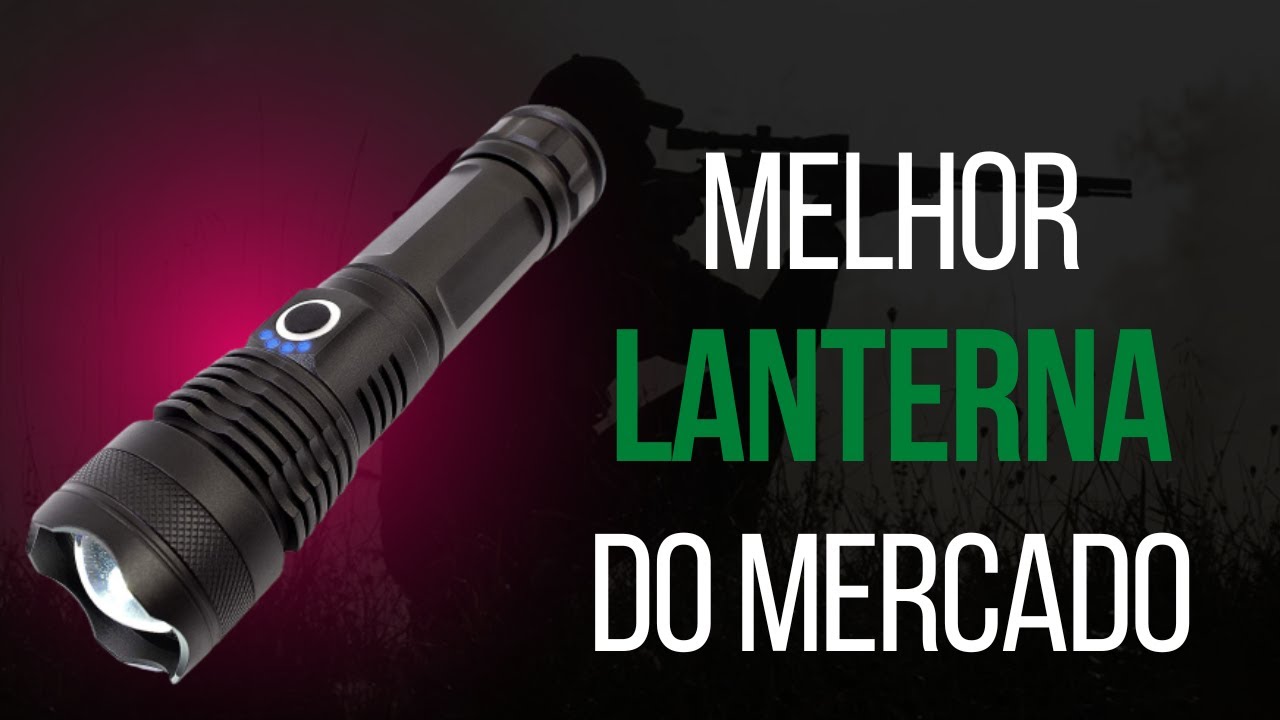 Lanterna T&aacute;tica Led XML T9  XHP 70 - Super Potente