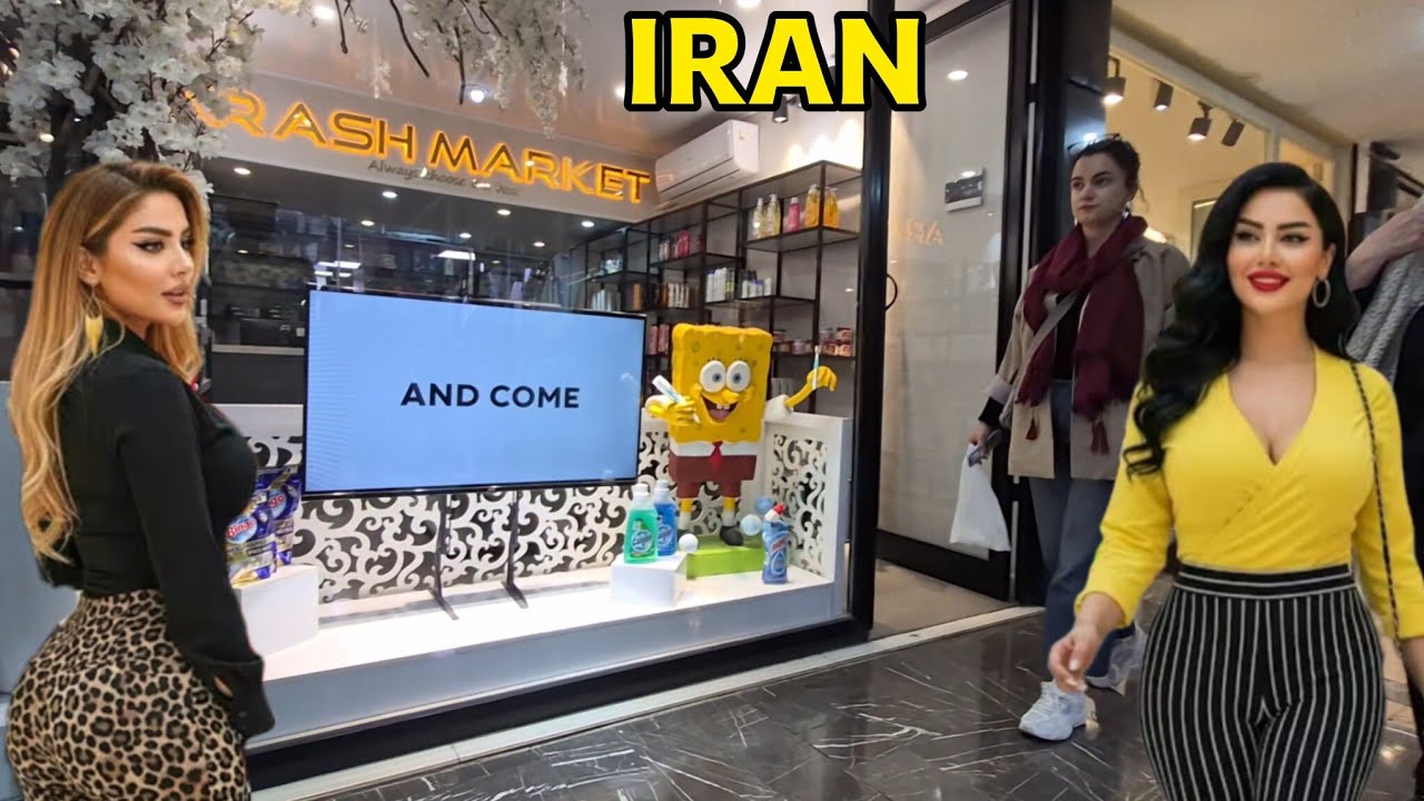 The real Iran 🇮🇷 Street life , shopping, nightlife In Tehran : Ekbatan Town 