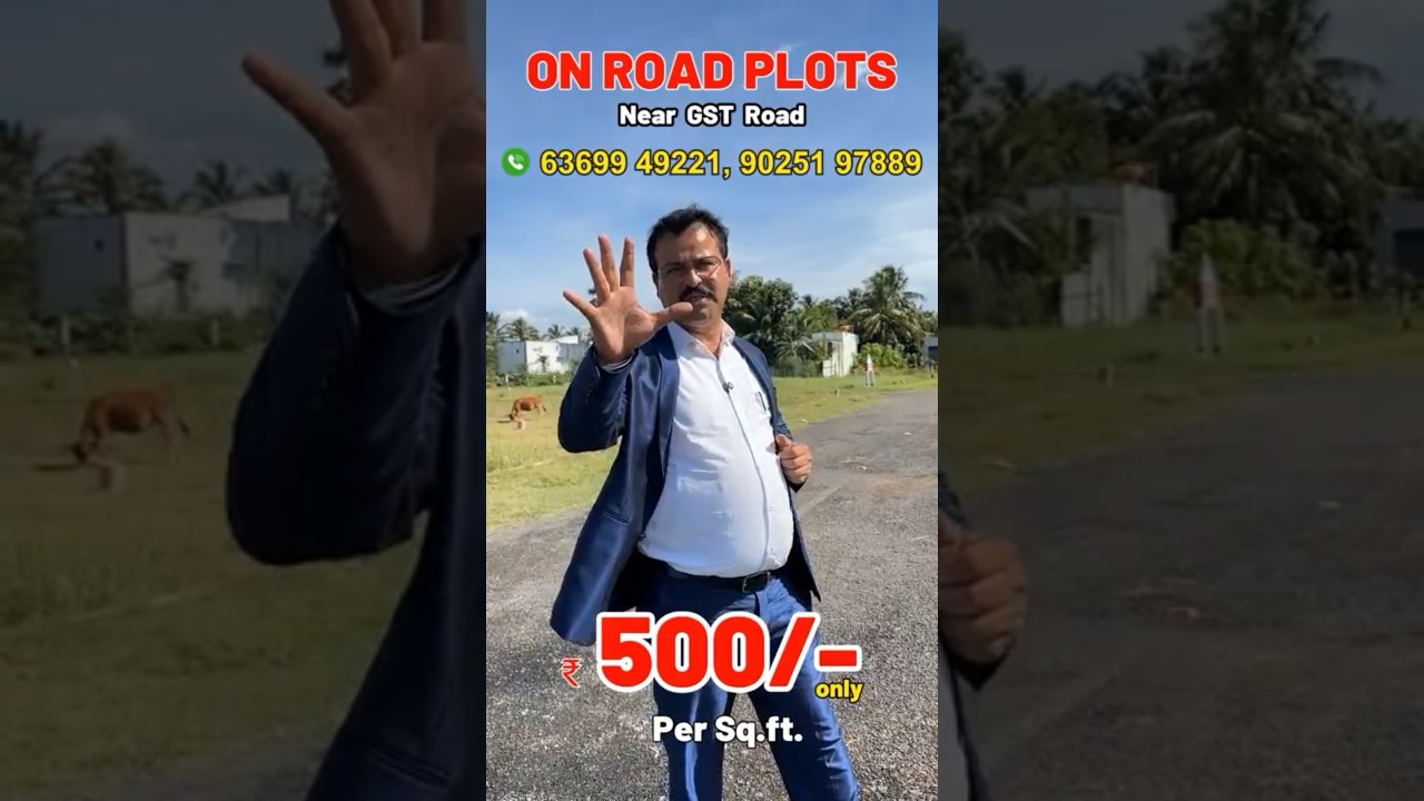 499/- Only | Low Budget Plots in Madurantakam Chengalpattu #shorts