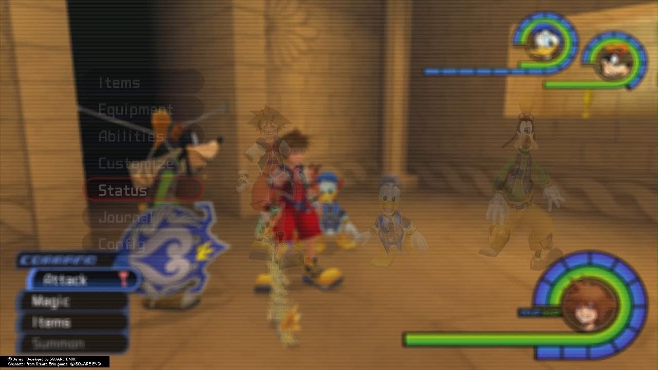 KH1 Defeating Sephiroth to reach level 100