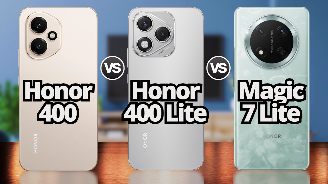 Honor 400 Vs 400 Lite Vs Magic 7 Lite ¿CUÁL GANA? 🏆