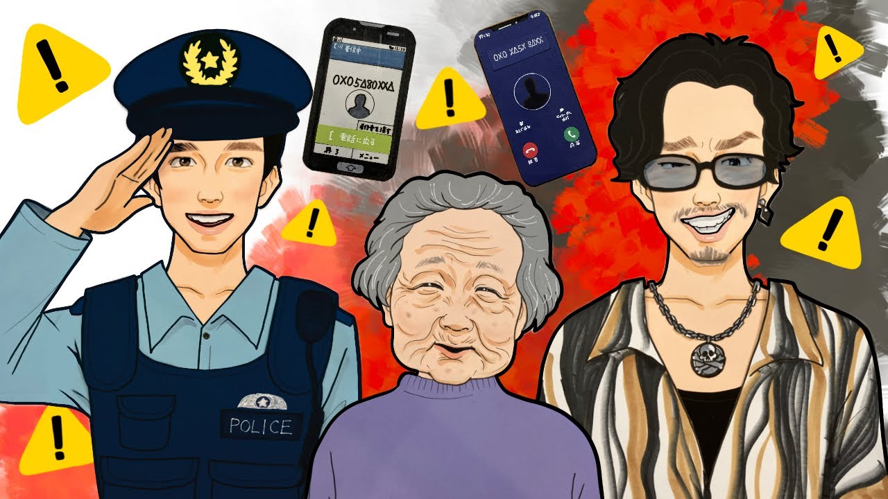 【paperdiy】注意喚起⚠️ニセ警察官に気をつけて👮