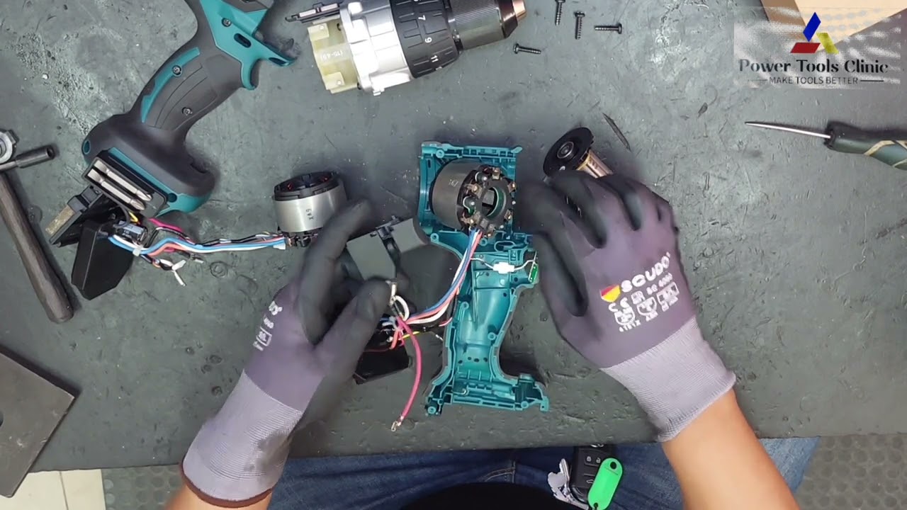 Makita Cordless Impact Drill BHP481 replace damage controller