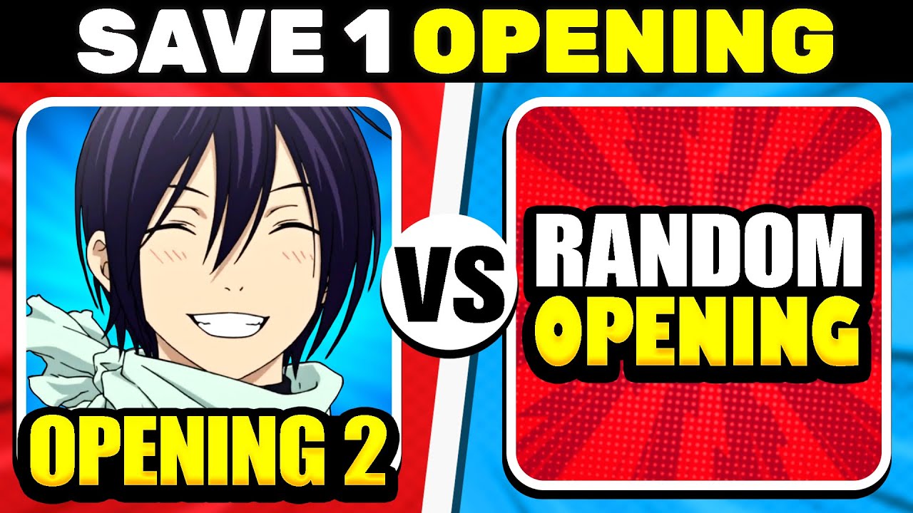 SAVE the ANIME OPENING Without Knowing the NEXT One! 🔥😱