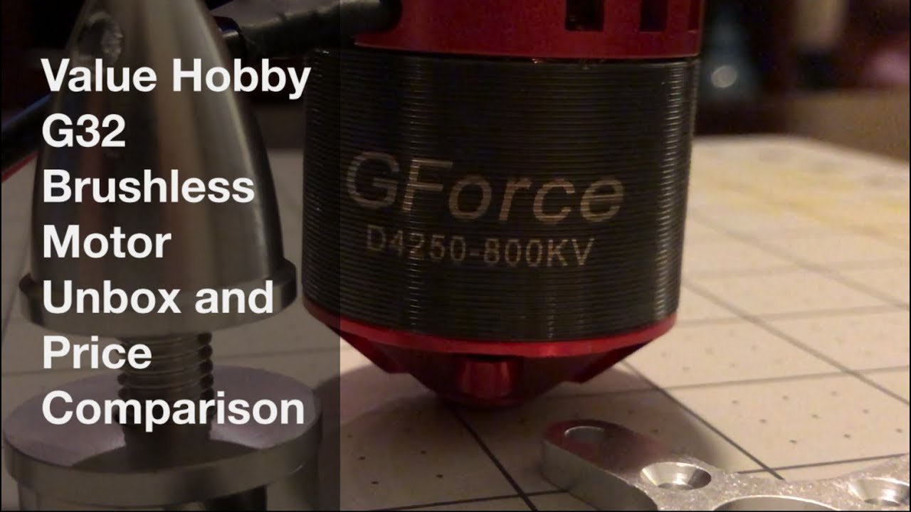 Value Hobby G32 Brushless Motor Unbox and Price Comparison