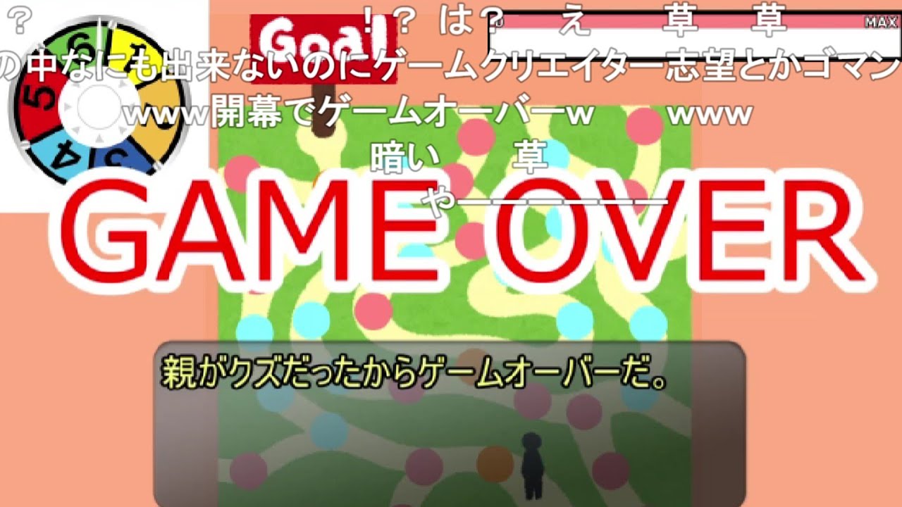【コメ有】『人生ゲーム』というゲーム作ってみた。