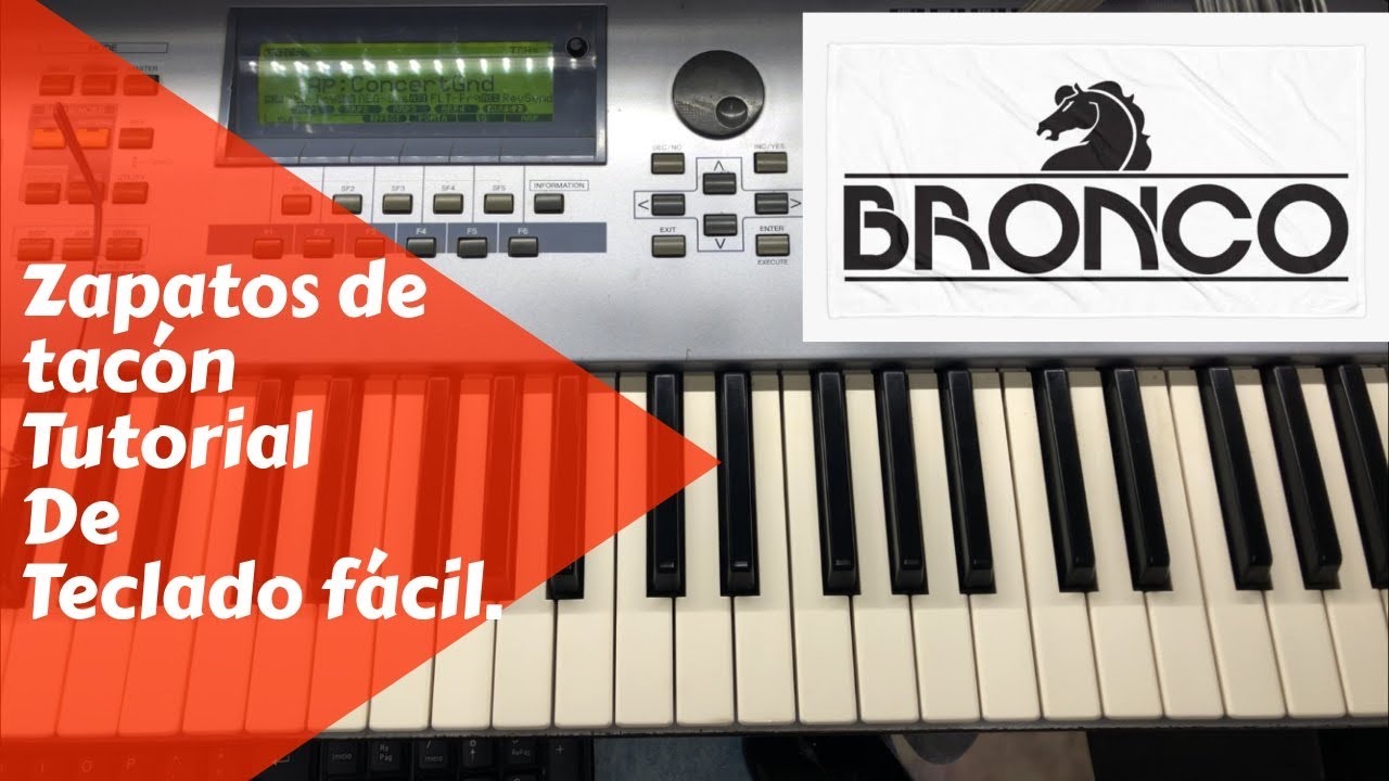 Zapatos de Tacón / Teclado Fácil / Bronco
