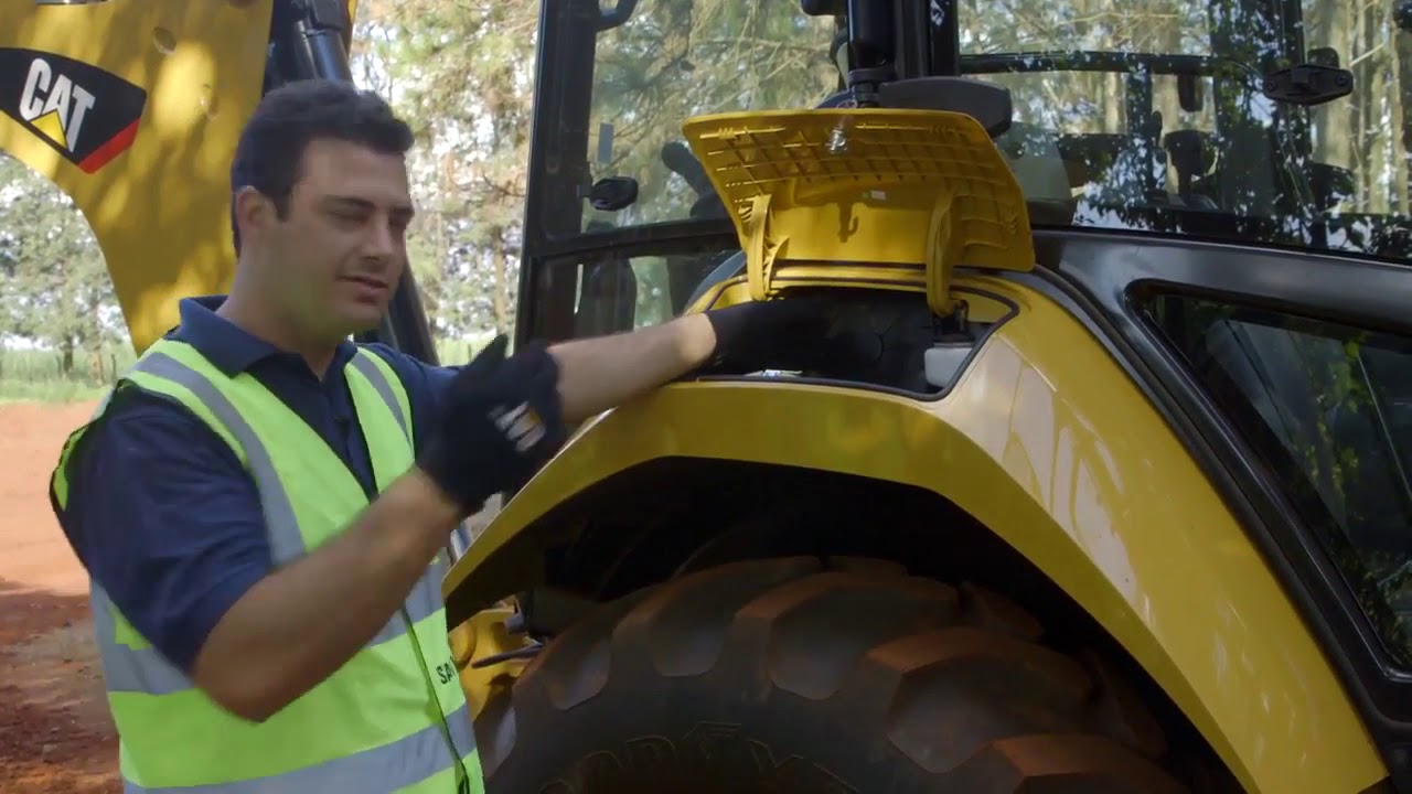 retroescavadeira CAT 416 F2 manutenção CAT