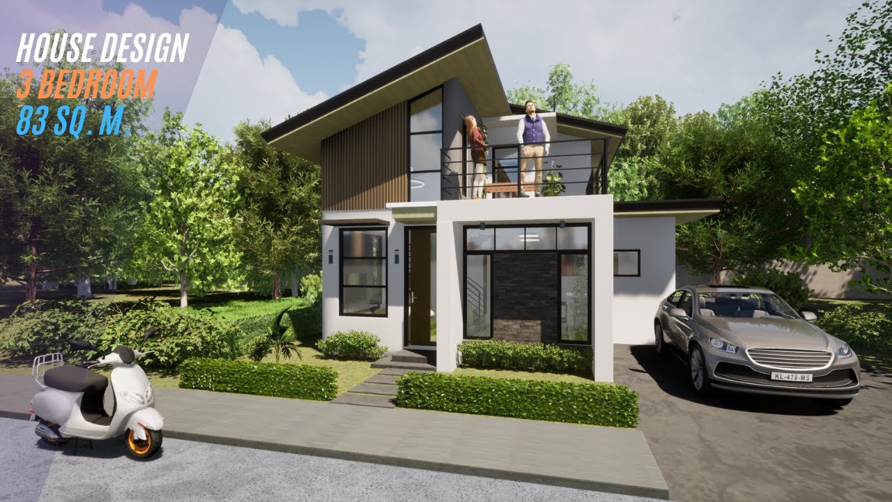 House Design Tour 3 Bedroom Modern w/ Roof Deck