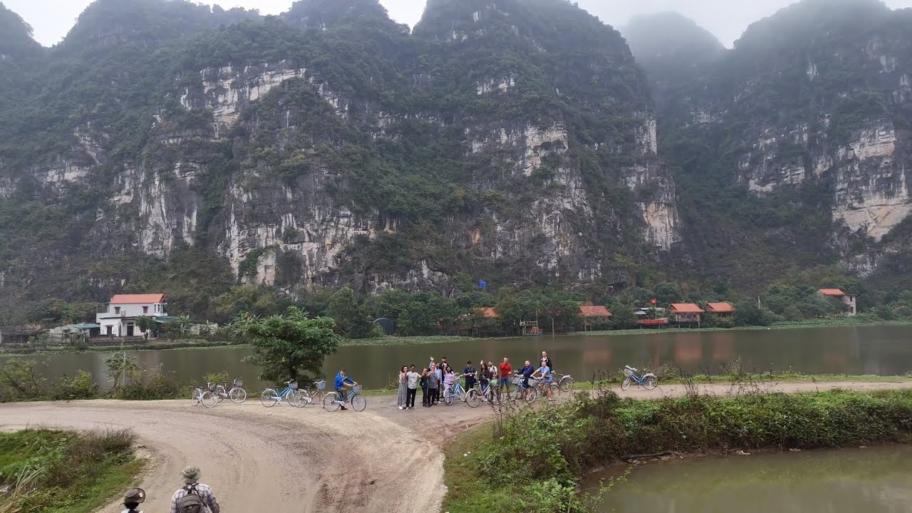 #drone shot of Ninh Bihn #vietnam #dronevideo #tourism #travel #yolo