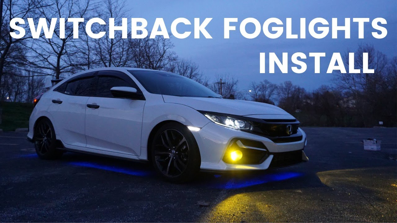 Установка противотуманных фар LASFIT SWITCHBACK на Honda Civic Sport Hatchback | Подробности розы...