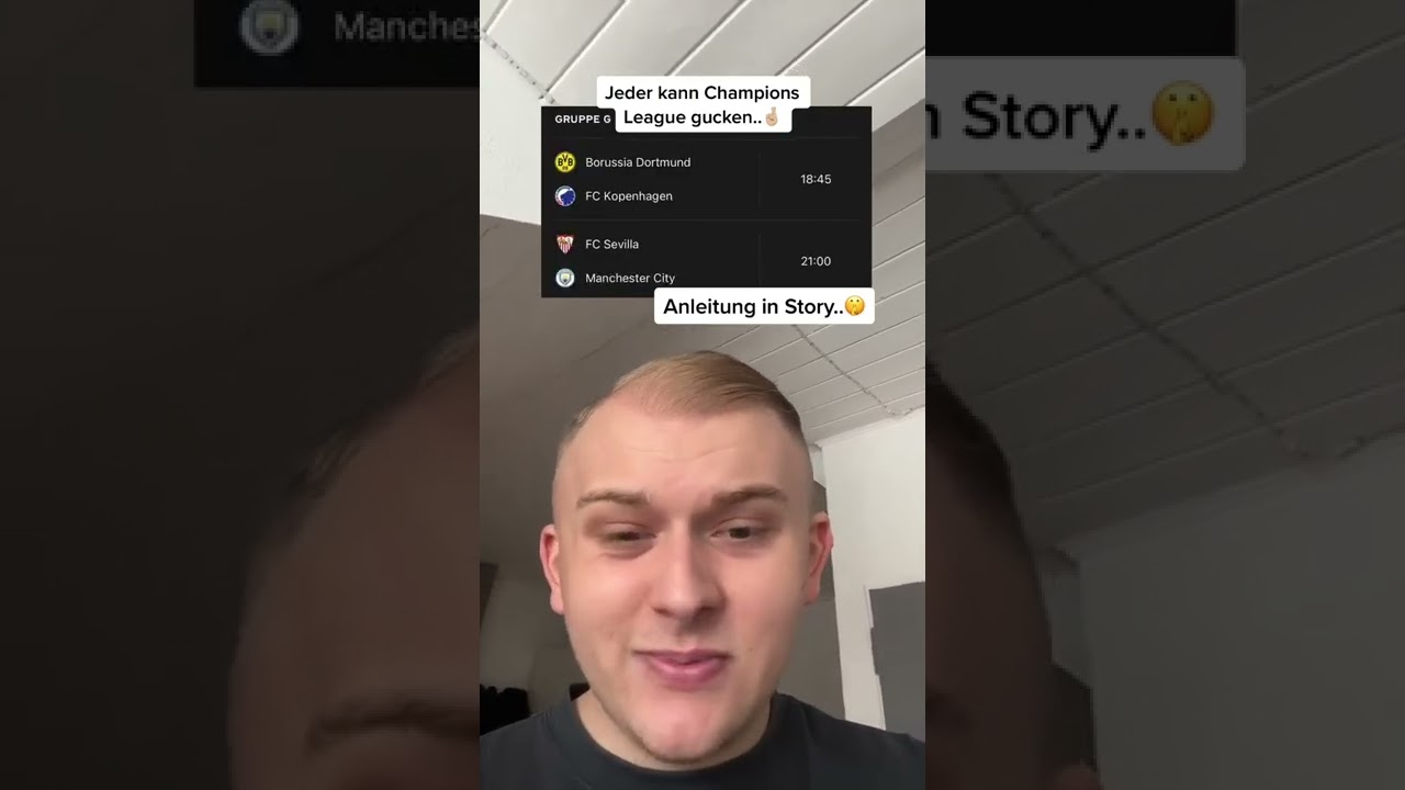 Gratis Champions League gucken bei lechxleon auf Instagram..🤫