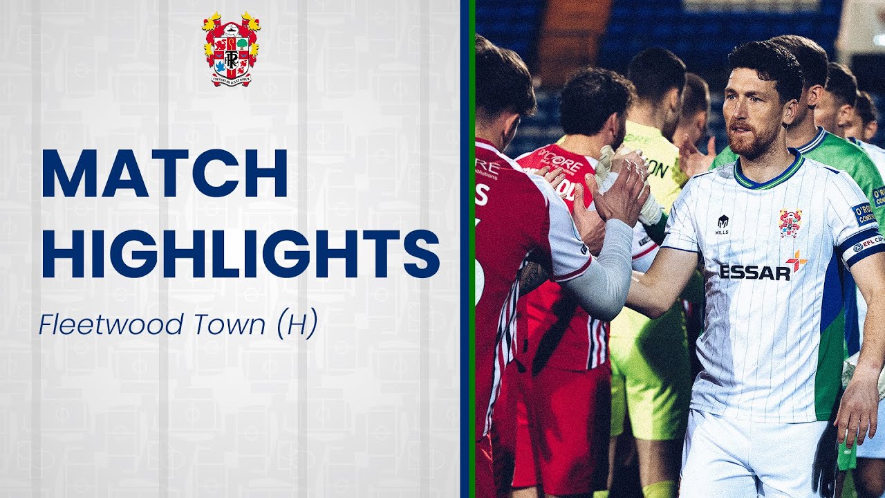 Match Highlights | Tranmere Rovers v Fleetwood Town (Vertu Trophy) (2025/26)