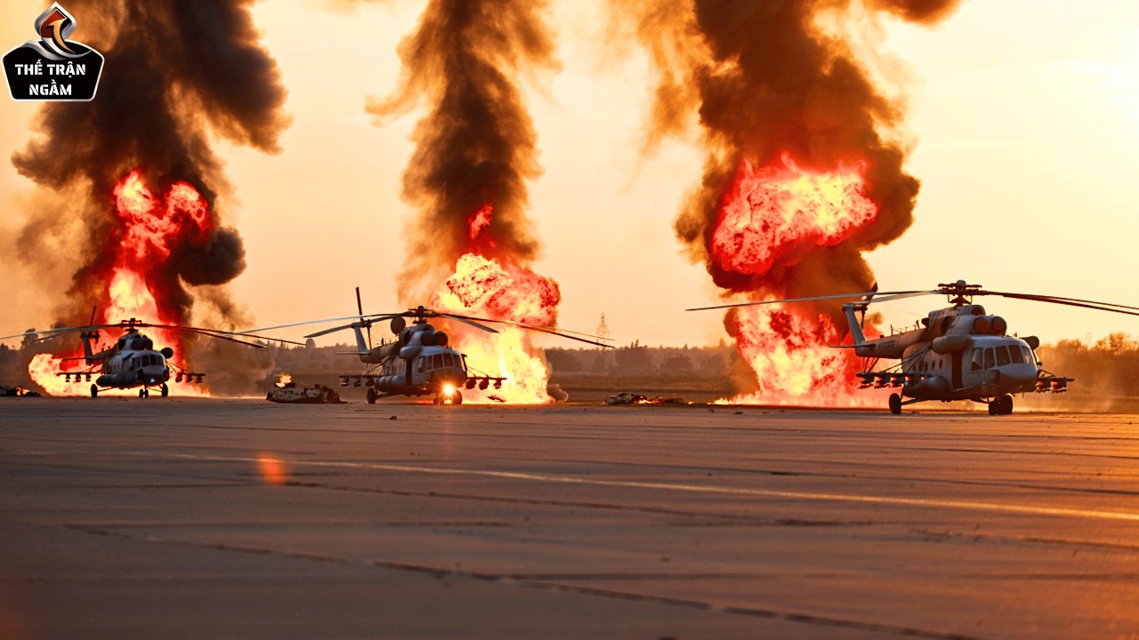 Ukraine tấn công trực thăng Mi-8 của Nga – Cái kết không ai ngờ tới!/ Thế Trận Ngầm.