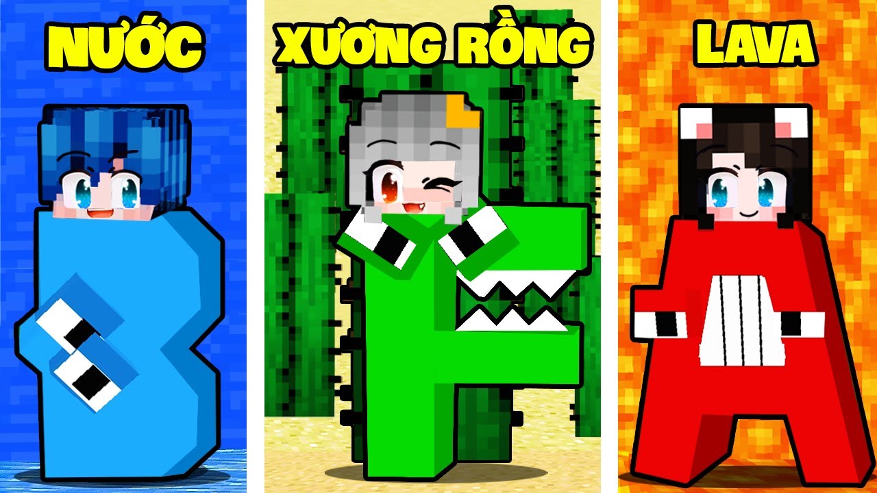 SAMMY THỬ THÁCH 24H TRỐN TÌM SIÊU TÀNG HÌNH ALPHABET LORE  TRONG MINECRAFT
