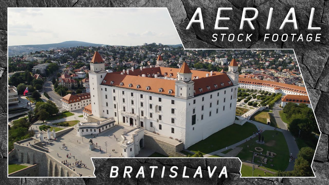 Bratislava ● Slovakia 🇸🇰 | 4K Aerial Drone Stock Footage