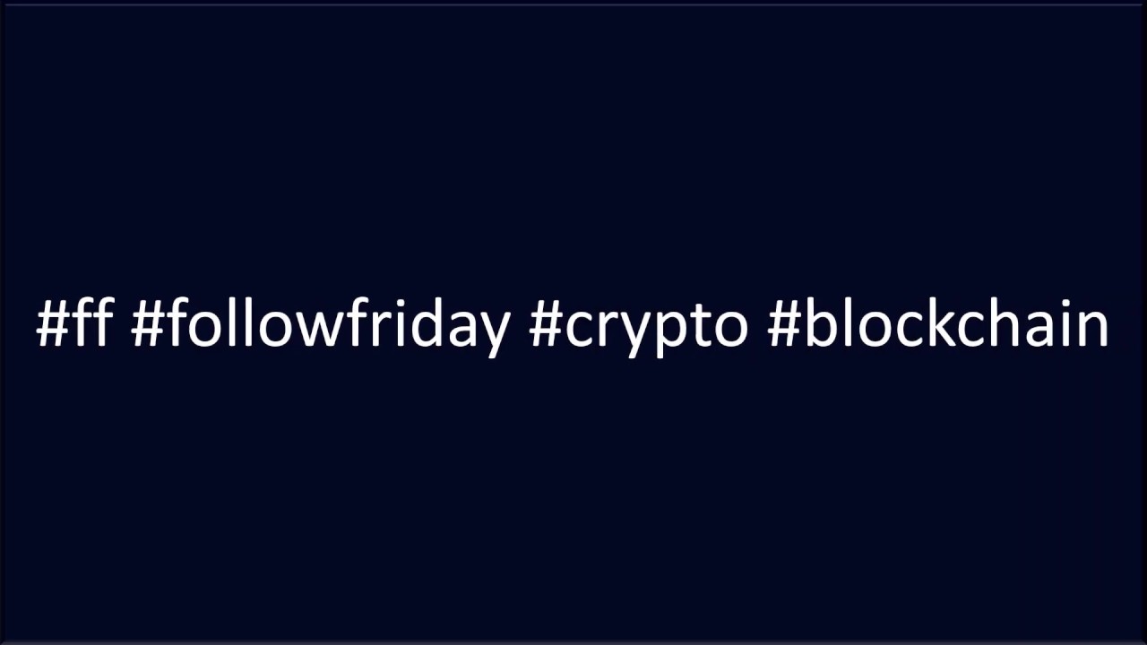 Crypto Ladies on twitter. #ff #followfriday #crypto #blockchain
