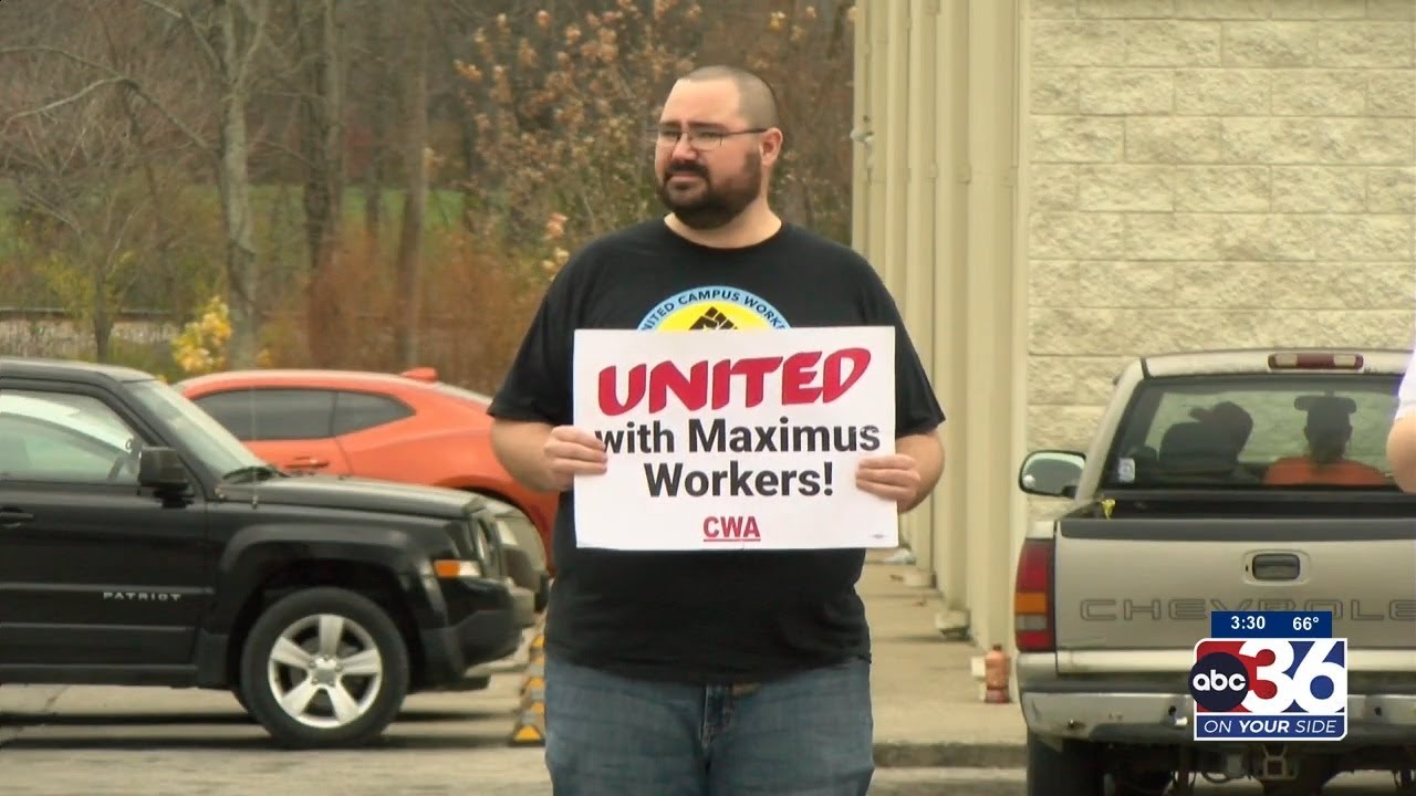 Maximus Call Center strike underway in London, Ky.
