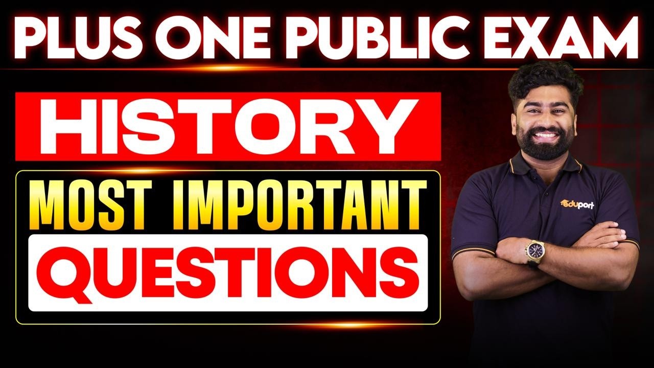 Plus One History most important questions| Eduport Plus One