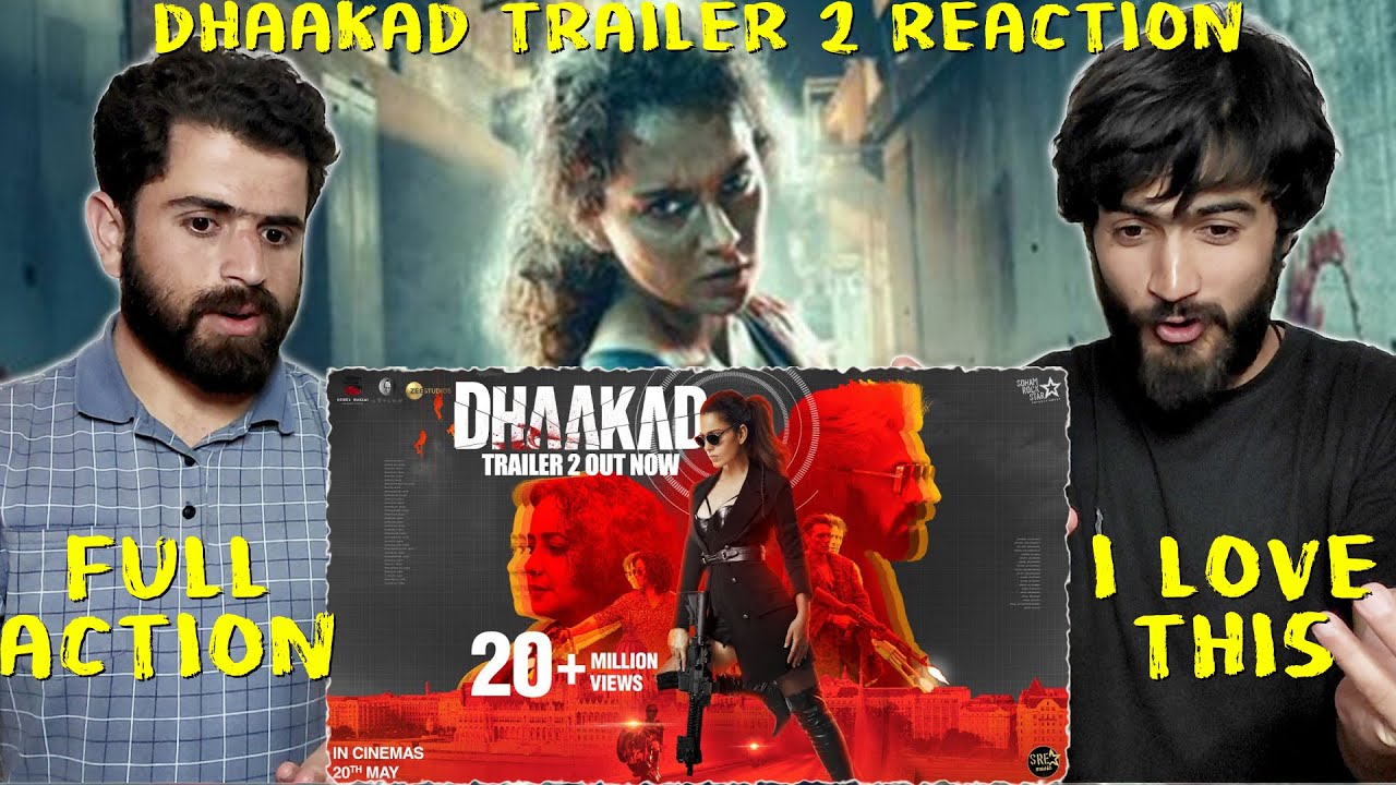 Dhaakad Official Trailer 2 Reaction | Kangana Ranaut | Arjun Rampal |Divya Dutta | MZ Reactions