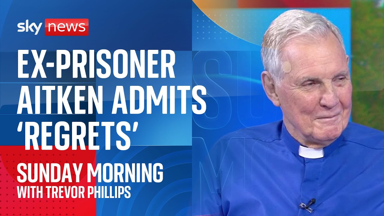 Jonathan Aitken, ex-politician and prisoner, admits 'regrets'