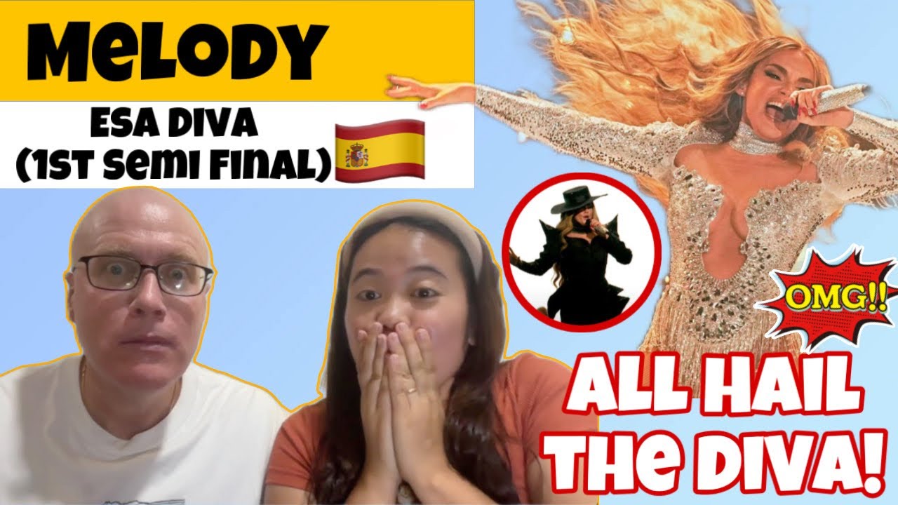Melody - ESA DIVA (ВЖИВУЮ) | Первый полуфинал | Реакция Испании на Евровидение 2025🇪🇸
