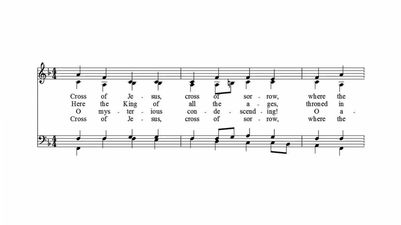 [HD] Cross of Jesus Sheet Music: Original (With Parts)