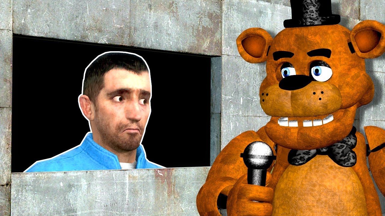 FREDDY FOUND MY SECRET BASE! - Garry's Mod Slasher