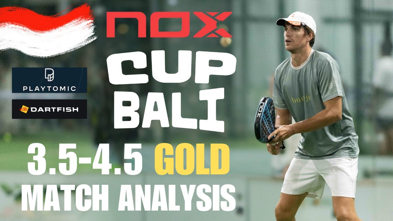 Playtomic 3.5–4.5 Padel Match: My NOX Cup Bali Debut 🇮🇩🔥 (Full Analysis)