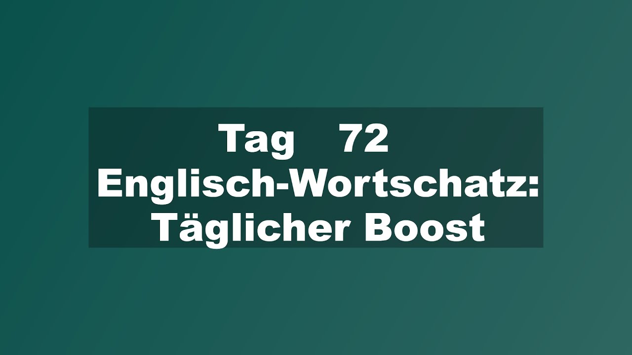 Unique & Challenge | Dein täglicher Englisch-Wortschatz-B...